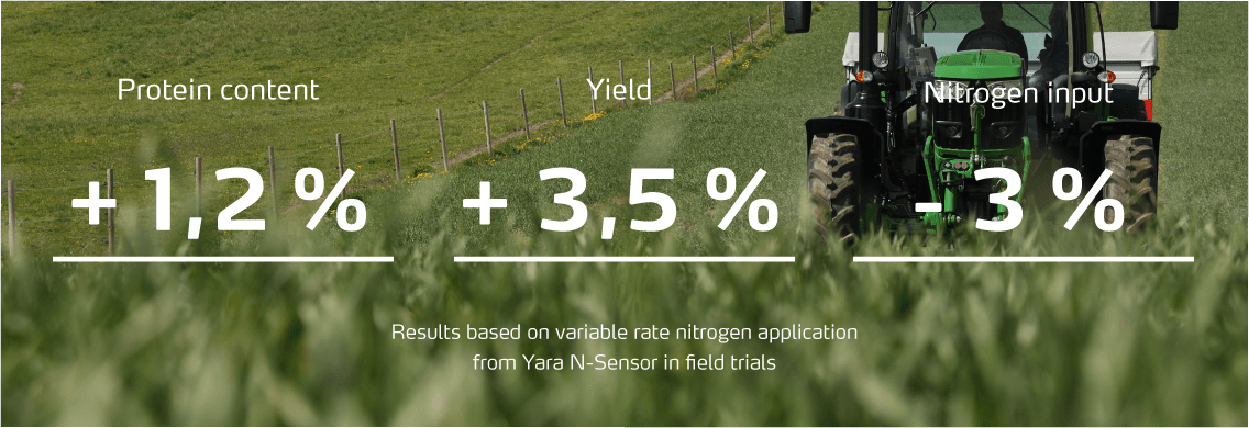 Protein, yield and nitrogen improvements