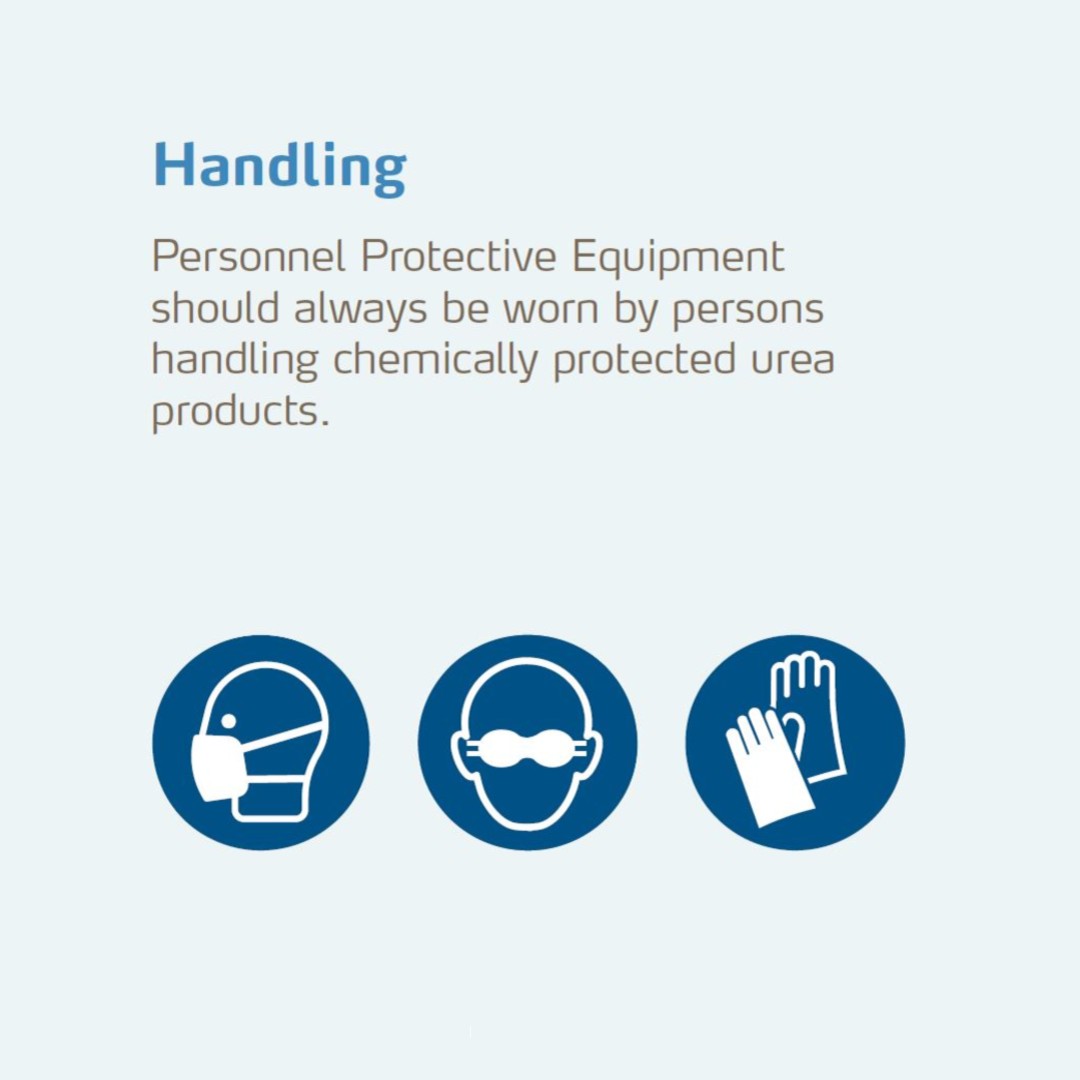 The safe & effective use of chemically protected urea products - Handling